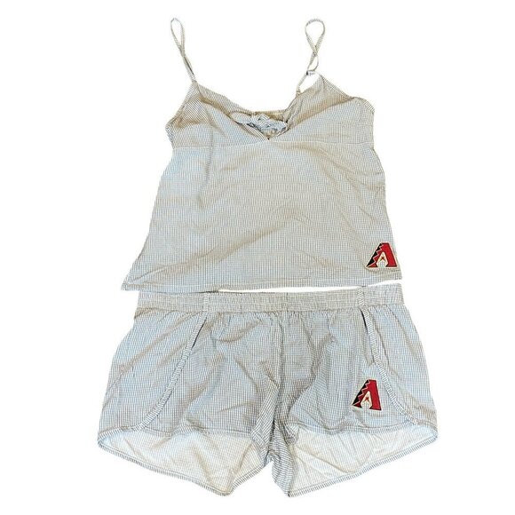 Concepts Sport Sleepwear Sz L Gray Checked/Plaid AZ Diamondbacks Baseball 346G - Picture 2 of 7